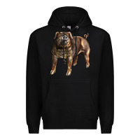 Black Duroc Pig Premium Hoodie - LillyAllenDesigns