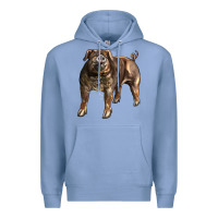 Colony Blue Duroc Pig Premium Hoodie - LillyAllenDesigns