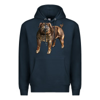 Navy Duroc Pig Premium Hoodie - LillyAllenDesigns