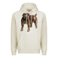 Oatmeal Heather Duroc Pig Premium Hoodie - LillyAllenDesigns