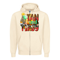 Sandshell tan and tipsy Zipper Hoodie - texasbilliewilder