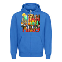True Royal tan and tipsy Zipper Hoodie - texasbilliewilder