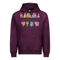 Mauve Wine custom crayons Urban Hoodie - MaliasSmallBusiness