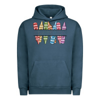 Pigment Midnight Navy custom crayons Urban Hoodie - MaliasSmallBusiness