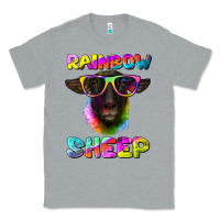 Heather Grey rainbow sheep suffolk sheep Classic Tee - RanaPortraitStore