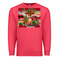 Cardinal Chihuahua Christmas Premium Sweatshirt - JahusDesignShop