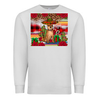 Dove Grey Chihuahua Christmas Premium Sweatshirt - JahusDesignShop