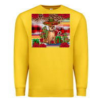 Lemon Chihuahua Christmas Premium Sweatshirt - JahusDesignShop