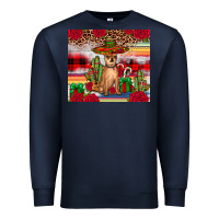 Navy Chihuahua Christmas Premium Sweatshirt - JahusDesignShop