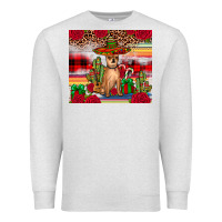 Oatmeal Heather Chihuahua Christmas Premium Sweatshirt - JahusDesignShop