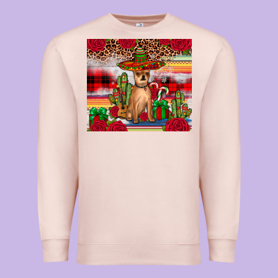 Chihuahua Christmas Premium Sweatshirt Designed By Jahusdesignshop