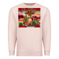 Pale Pink Chihuahua Christmas Premium Sweatshirt - JahusDesignShop