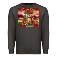 Smoke Chihuahua Christmas Premium Sweatshirt - JahusDesignShop