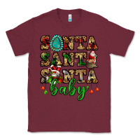 Burgundy santa santa santa baby Classic Tee - FaDigitalArtStudio