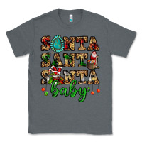 Charcoal Heather santa santa santa baby Classic Tee - FaDigitalArtStudio