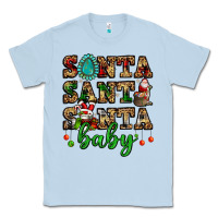 Dusty Blue santa santa santa baby Classic Tee - FaDigitalArtStudio