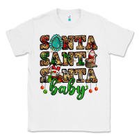 White santa santa santa baby Classic Tee - FaDigitalArtStudio