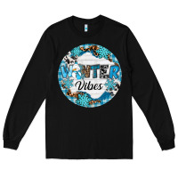 Black Winter vibes Long Sleeve Tee - RanaPortraitStore