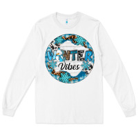 White Winter vibes Long Sleeve Tee - RanaPortraitStore