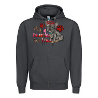 Smoke my valentine has paws french bulldog Zipper Hoodie - RanaPortraitStore