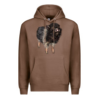 Chestnut Baby Hampshire Pig Premium Hoodie - LillyAllenDesigns