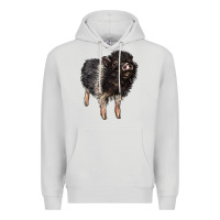 Dove Grey Baby Hampshire Pig Premium Hoodie - LillyAllenDesigns