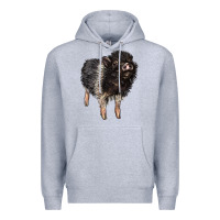 Heather Grey Baby Hampshire Pig Premium Hoodie - LillyAllenDesigns