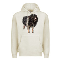 Oatmeal Heather Baby Hampshire Pig Premium Hoodie - LillyAllenDesigns