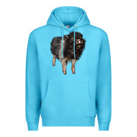 Ocean Blue Baby Hampshire Pig Premium Hoodie - LillyAllenDesigns