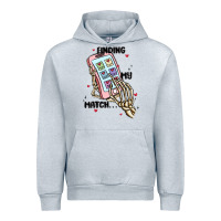 Heather Grey finding my match Urban Hoodie - MaliasSmallBusiness