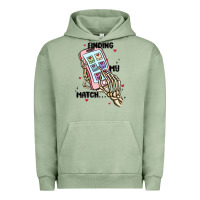 Pigment Oil Green finding my match Urban Hoodie - MaliasSmallBusiness