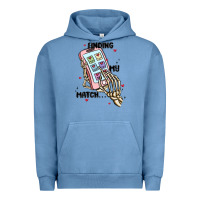 Pigment Pebble Blue finding my match Urban Hoodie - MaliasSmallBusiness