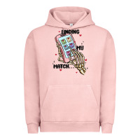 Pigment Salmon finding my match Urban Hoodie - MaliasSmallBusiness