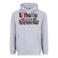 Heather Grey la mama mas chingona Heavyweight Hoodie - CowhideDigitalArt