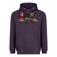 Plum la mama mas chingona Heavyweight Hoodie - CowhideDigitalArt