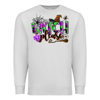 Dove Grey witch please Premium Sweatshirt - AdoDesignShop