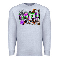 Heather Grey witch please Premium Sweatshirt - AdoDesignShop