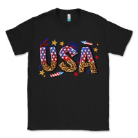 Black usa 4th of july bw Classic Tee - texasbilliewilder