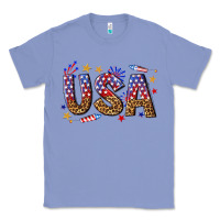Colony Blue usa 4th of july bw Classic Tee - texasbilliewilder