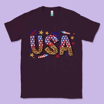 Classic Tee usa 4th of july bw