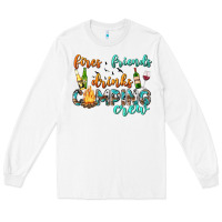 White fires friends drinks camping crew Long Sleeve Tee - texasbilliewilder