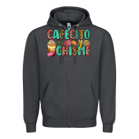 Smoke cafecito y chisme Zipper Hoodie - Zillion Design Studio