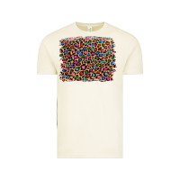 Vintage Arctic leopard with multiple color glitters Vintage Tee - Artiststas
