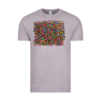 Vintage Zinc leopard with multiple color glitters Vintage Tee - Artiststas