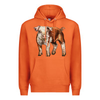 Carrot Baby Hereford Pig Premium Hoodie - LillyAllenDesigns