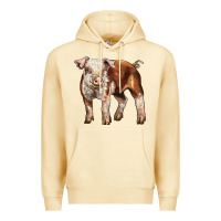 Baby Hereford Pig Premium Hoodie | Teevron