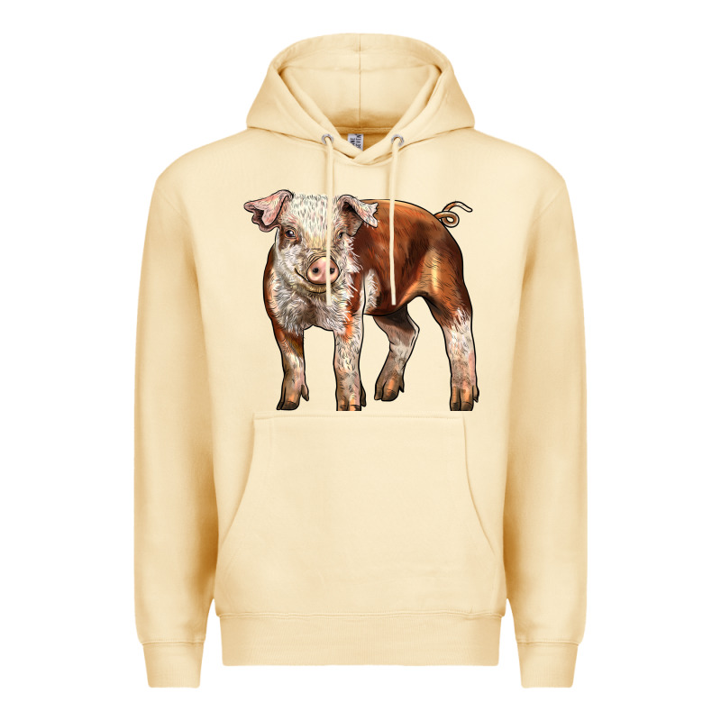Baby Hereford Pig Premium Hoodie by LillyAllenDesigns | Teevron