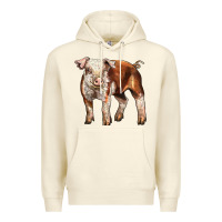 Sandshell Baby Hereford Pig Premium Hoodie - LillyAllenDesigns
