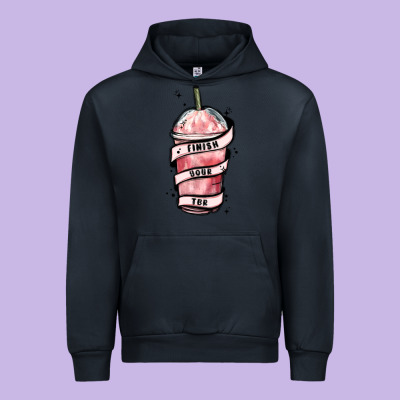 Finish Your Tbr Urban Hoodie Designed By Maliassmallbusiness