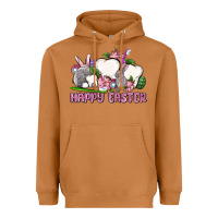 Meerkat Happy Easter teeth Heavyweight Hoodie - OliviaCreatesArt